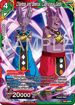 Champa and Beerus, Capricious Gods 「DB1-088_PR02」「EN」