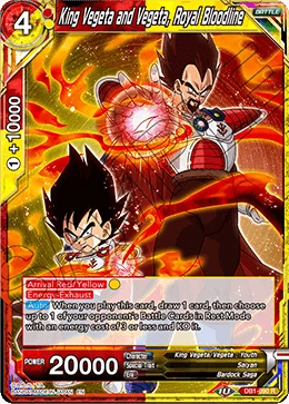 King Vegeta and Vegeta, Royal Bloodline 「DB1-090」「EN」
