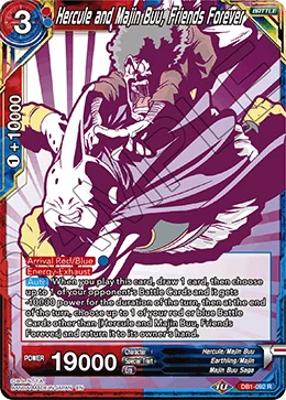 Hercule and Majin Buu, Friends Forever 「DB1-092_PR」「EN」