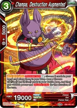 Champa, Destruction Augmented #DB1-007 · Dragon Ball Super CCG
