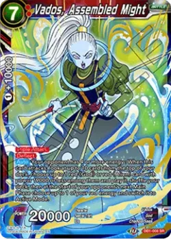 Vados, Assembled Might #DB1-008 · Dragon Ball Super CCG