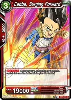 Cabba, Surging Forward #DB1-009 · Dragon Ball Super CCG