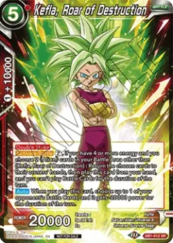 Kefla, Roar of Destruction #DB1-012_PR · Dragon Ball Super CCG