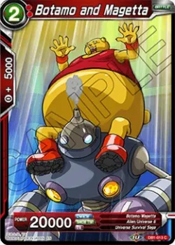 Botamo and Magetta #DB1-013 · Dragon Ball Super CCG