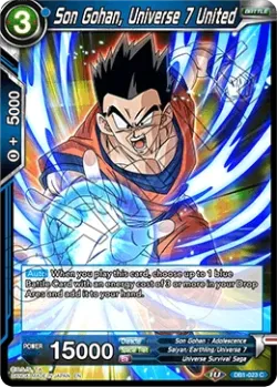 Son Gohan, Universe 7 United #DB1-023 · Dragon Ball Super CCG