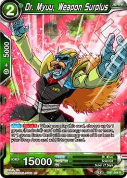 Dr. Myuu, Weapon Surplus #DB1-054 · Dragon Ball Super CCG