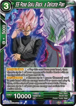 SS Rose Goku Black, a Delicate Plan #DB1-056 · Dragon Ball Super CCG