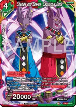 Champa and Beerus, Capricious Gods 「DB1-088_PR02」「EN」