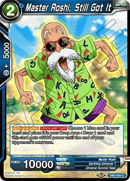 Master Roshi, Still Got It 「DB2-035」「EN」