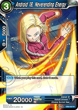 Android 18, Neverending Energy 「DB2-037」「EN」