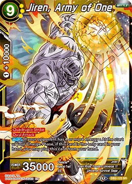 Jiren, Army of One 「DB2-123」「EN」