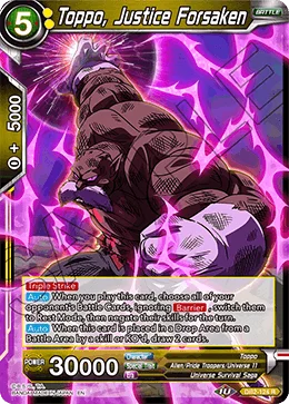 Toppo, Justice Forsaken 「DB2-124」「EN」