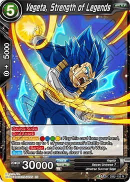 Vegeta, Strength of Legends 「DB2-133」「EN」