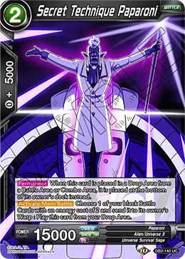 Secret Technique Paparoni 「DB2-140」「EN」