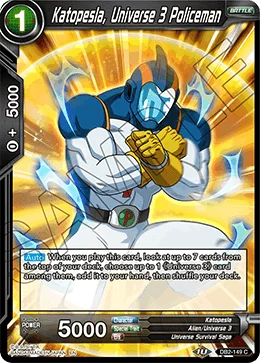 Katopesla, Universe 3 Policeman 「DB2-149」「EN」
