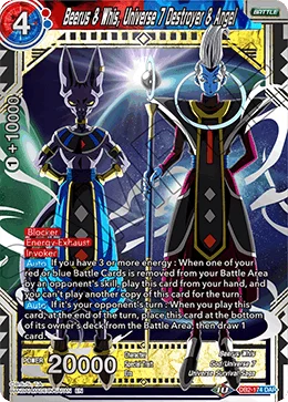Beerus & Whis, Universe 7 Destroyer & Angel 「DB2-174」「EN」