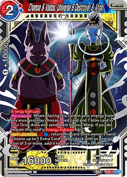 Champa & Vados, Universe 6 Destroyer & Angel 「DB2-175」「EN」