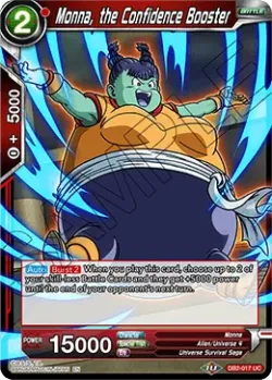 Monna, the Confidence Booster #DB2-017 · Dragon Ball Super CCG