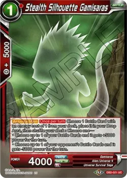 Stealth Silhouette Gamisaras #DB2-021 · Dragon Ball Super CCG