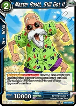 Master Roshi, Still Got It #DB2-035 · Dragon Ball Super CCG