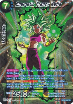 Energetic Frenzy Kefla #DB2-039 · Dragon Ball Super CCG
