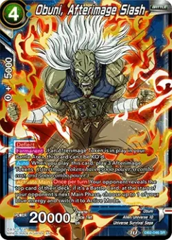 Obuni, Afterimage Slash #DB2-046 · Dragon Ball Super CCG