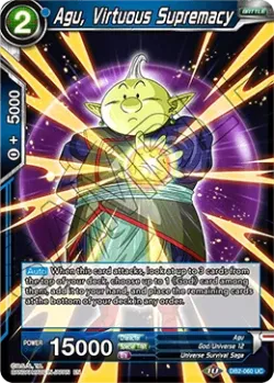 Agu, Virtuous Supremacy #DB2-060 · Dragon Ball Super CCG