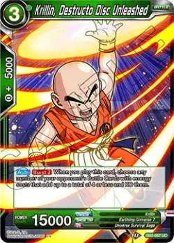 Krillin, Destructo Disc Unleashed #DB2-067 · Dragon Ball Super CCG