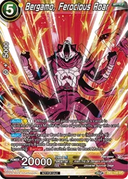 Bergamo, Ferocious Roar #DB2-108_PR · Dragon Ball Super CCG