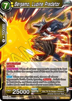Bergamo, Lupine Predator #DB2-109 · Dragon Ball Super CCG