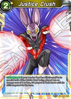 Justice Crush #DB2-128 · Dragon Ball Super CCG