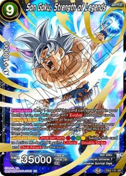 Son Goku, Strength of Legends #DB2-131 · Dragon Ball Super CCG