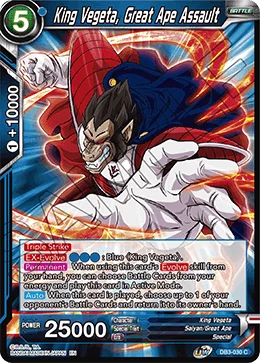 King Vegeta, Great Ape Assault 「DB3-030」「EN」