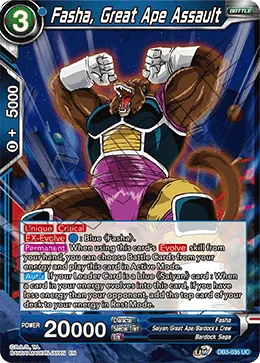 Fasha, Great Ape Assault 「DB3-035」「EN」