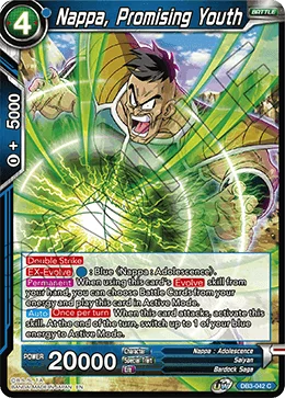 Nappa, Promising Youth 「DB3-042」「EN」
