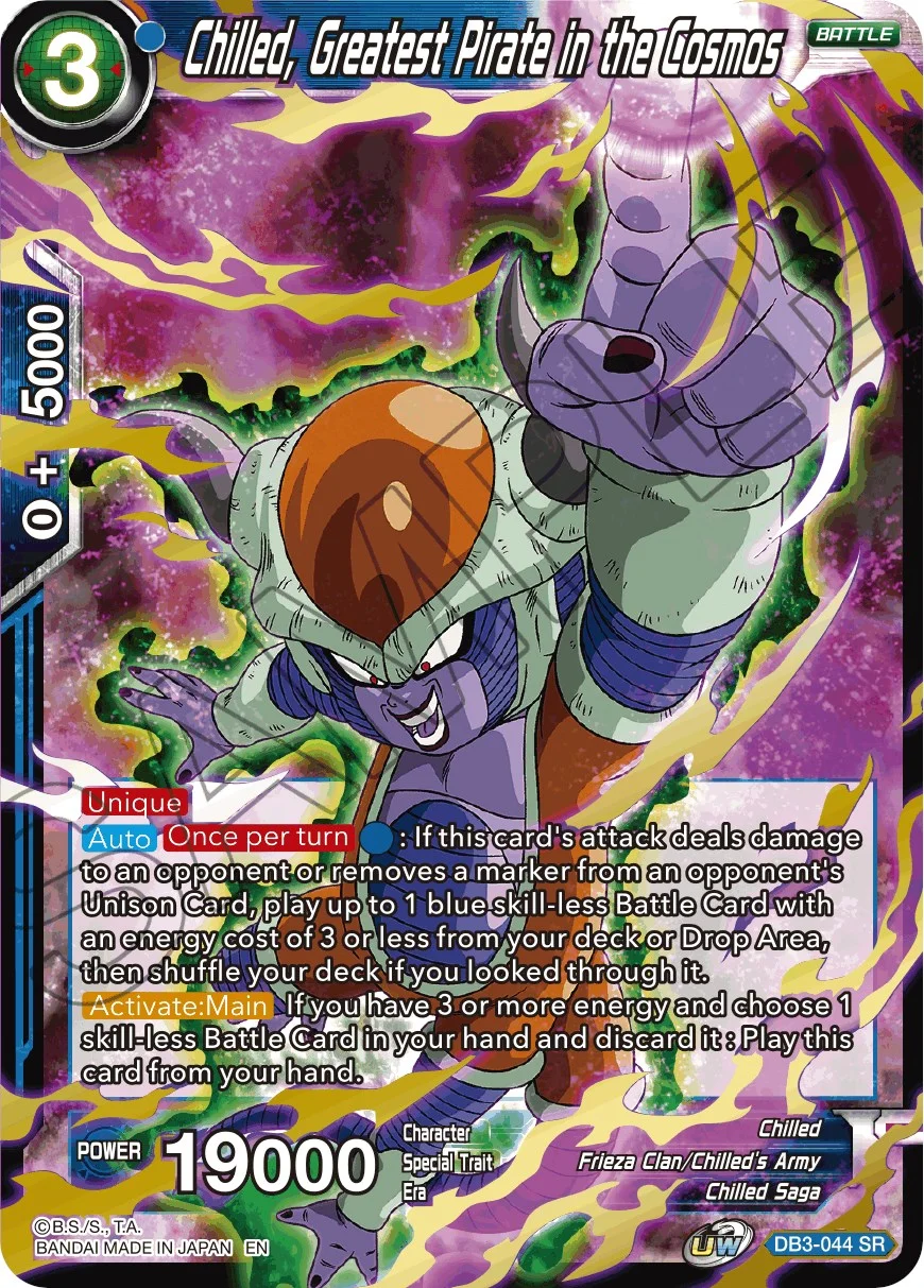 Chilled, Greatest Pirate in the Cosmos 「DB3-044」「EN」