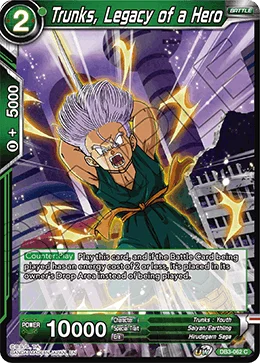 Trunks, Legacy of a Hero 「DB3-062」「EN」