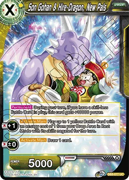 Son Gohan & Hire-Dragon, New Pals 「DB3-077」「EN」
