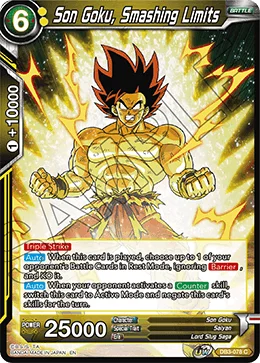 Son Goku, Smashing Limits 「DB3-078」「EN」