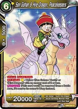 Son Gohan & Hire-Dragon, Peacekeepers 「DB3-081」「EN」