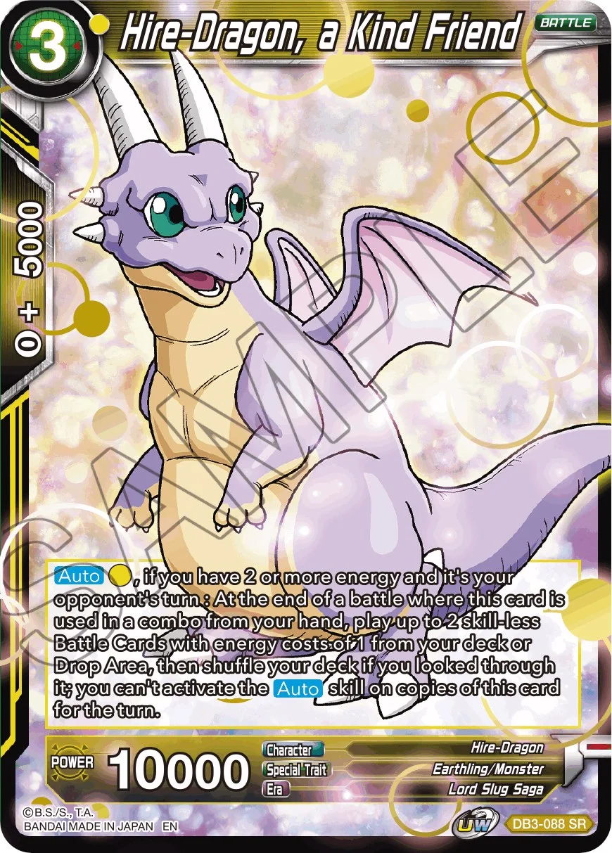 Hire-Dragon, a Kind Friend 「DB3-088」「EN」