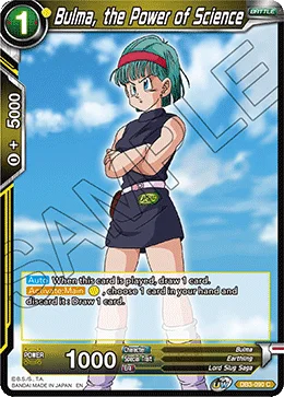 Bulma, the Power of Science 「DB3-090_PR」「EN」