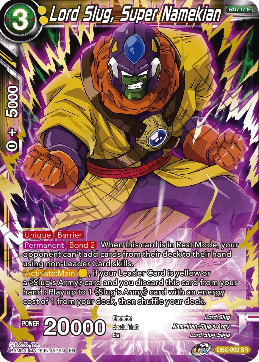 Lord Slug, Super Namekian 「DB3-092_PR」「EN」