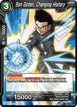 Son Goten, Changing History 「DB3-106」「EN」