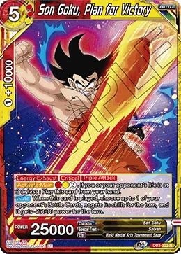 Son Goku, Plan for Victory 「DB3-122」「EN」