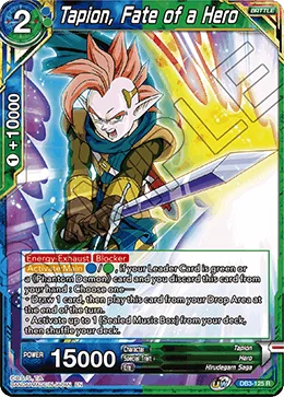 Tapion, Fate of a Hero 「DB3-125」「EN」
