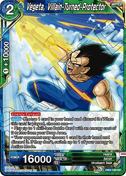Vegeta, Villain-Turned-Protector 「DB3-126」「EN」
