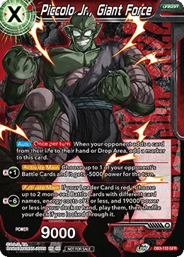 Piccolo Jr., Giant Force 「DB3-133_PR」「EN」