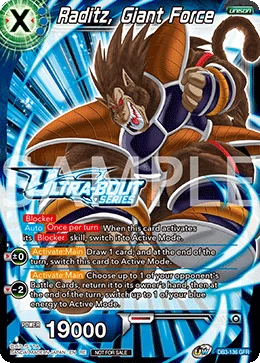 Raditz, Giant Force 「DB3-136_PR02」「EN」