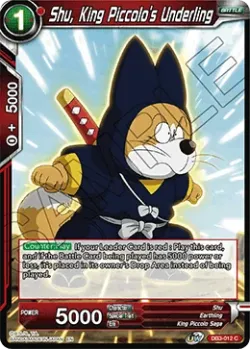Shu, King Piccolo's Underling #DB3-012 · Dragon Ball Super CCG